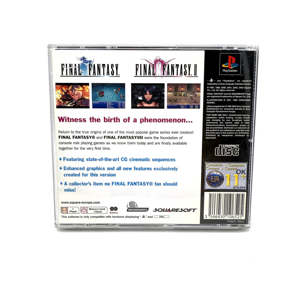Final Fantasy Origins Playstation 1
