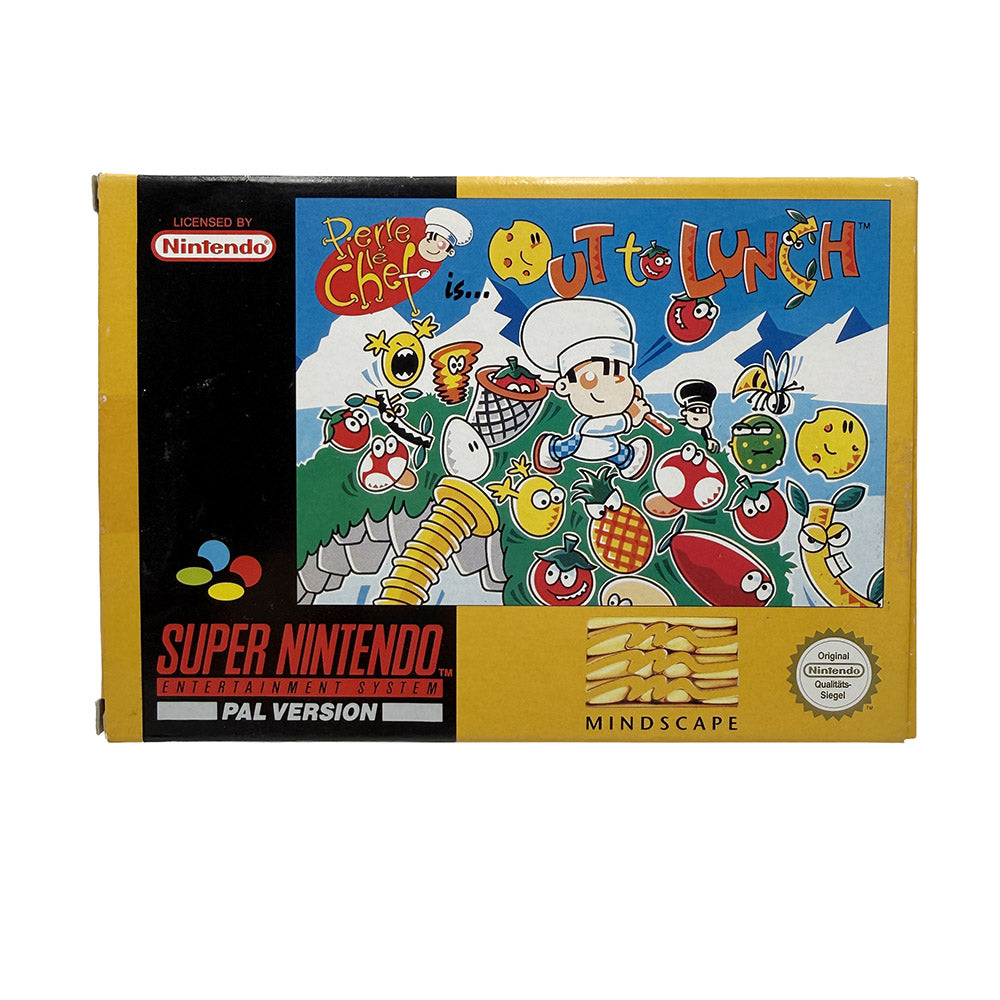Pierre Le Chef Is Out To Lunch Super Nintendo