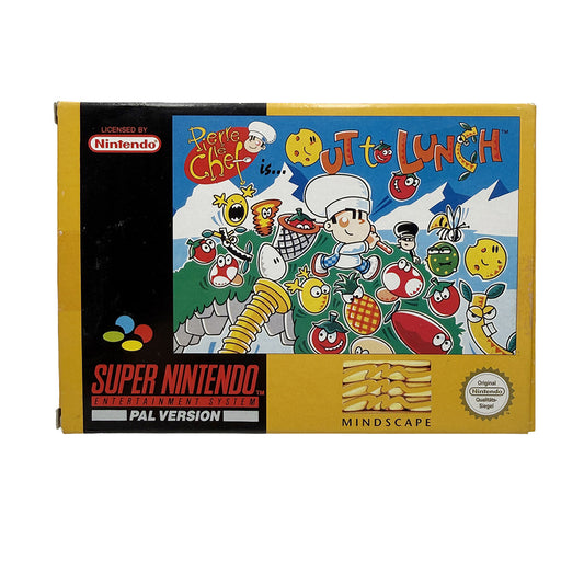 Pierre Le Chef Is Out To Lunch Super Nintendo