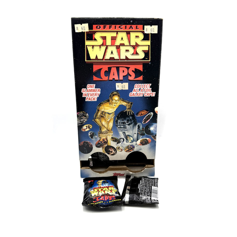 Topps Star Wars Official 1995 Caps Display Box + 5 Paquets (1995)