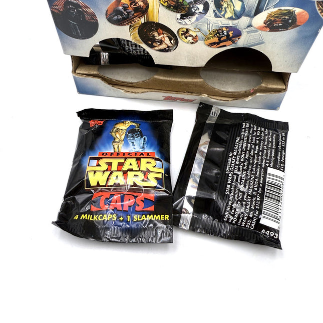 Topps Star Wars Official 1995 Caps Display Box + 5 Paquets (1995)