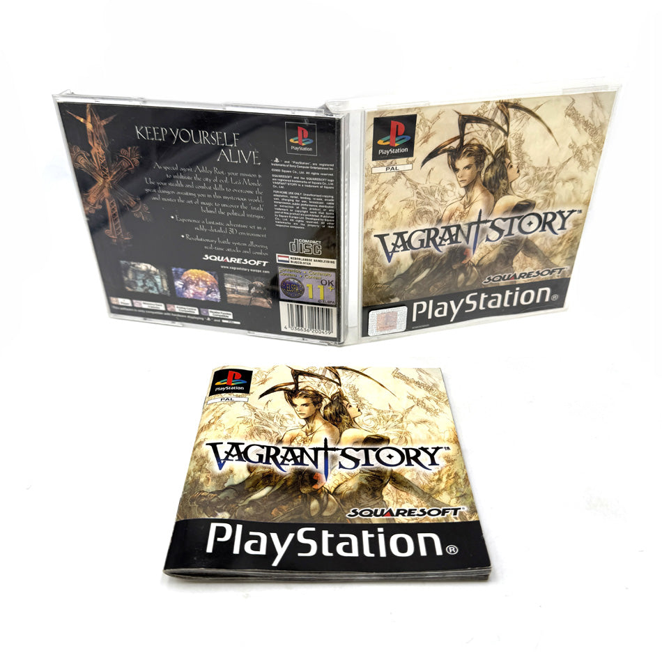 Boite et notice Vagrant Story Playstation 1