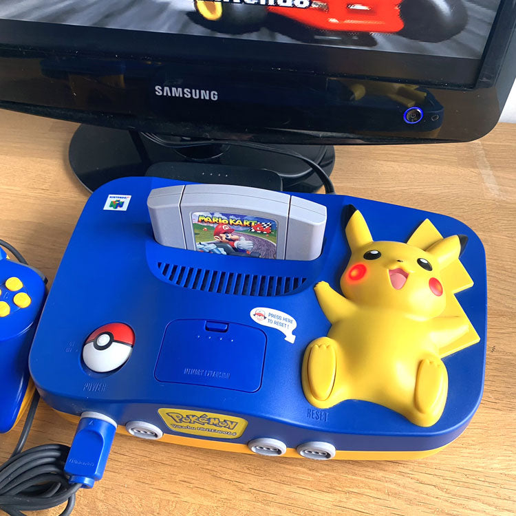 Console Nintendo 64 Pikachu Edition avec manette Edition Pokemon