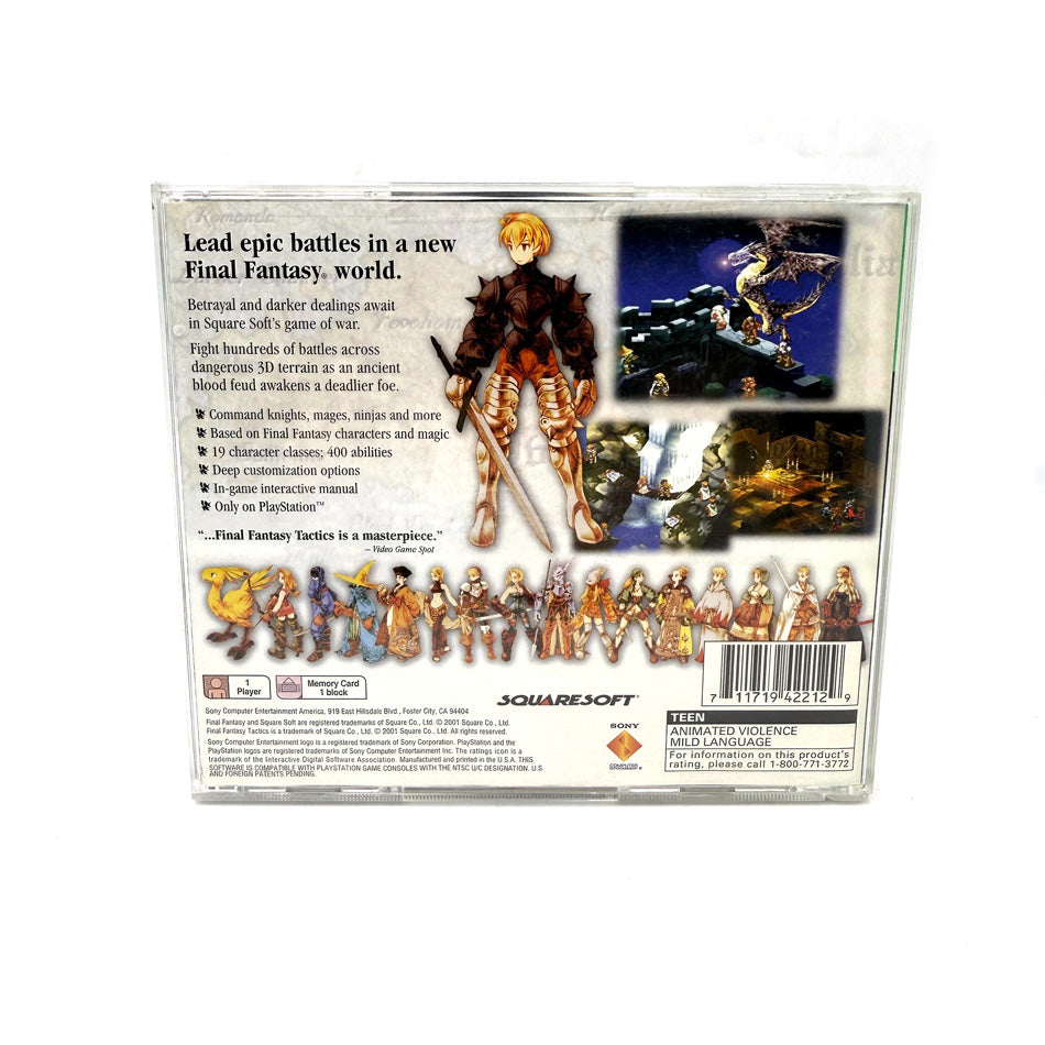 Final Fantasy Tactics Playstation 1 (NTSC)