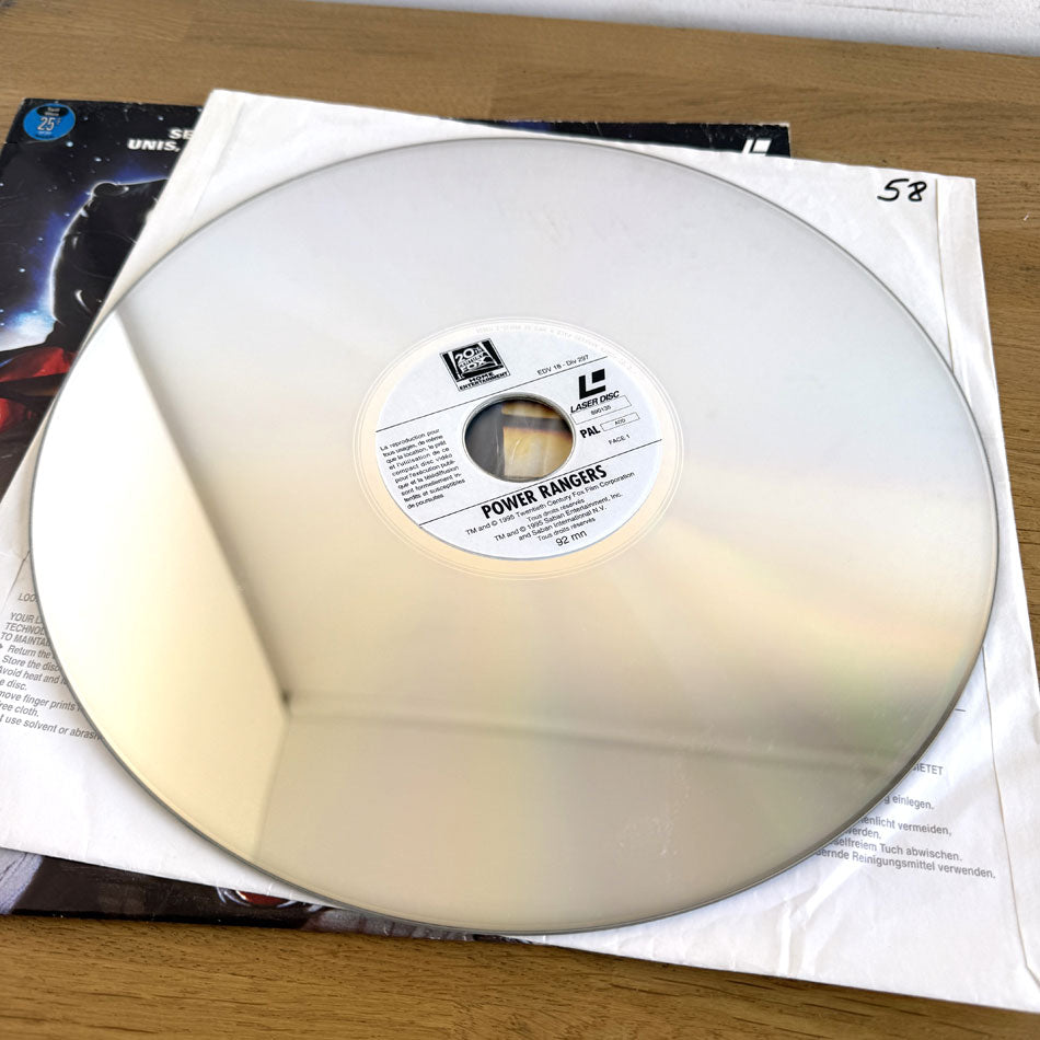 Laserdisc Power Rangers The Movie