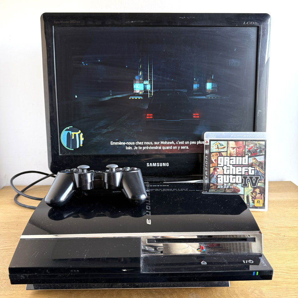 Console Playstation 3 CECH04 60Go (Rétrocompatible PS2) + Jeu GTA IV