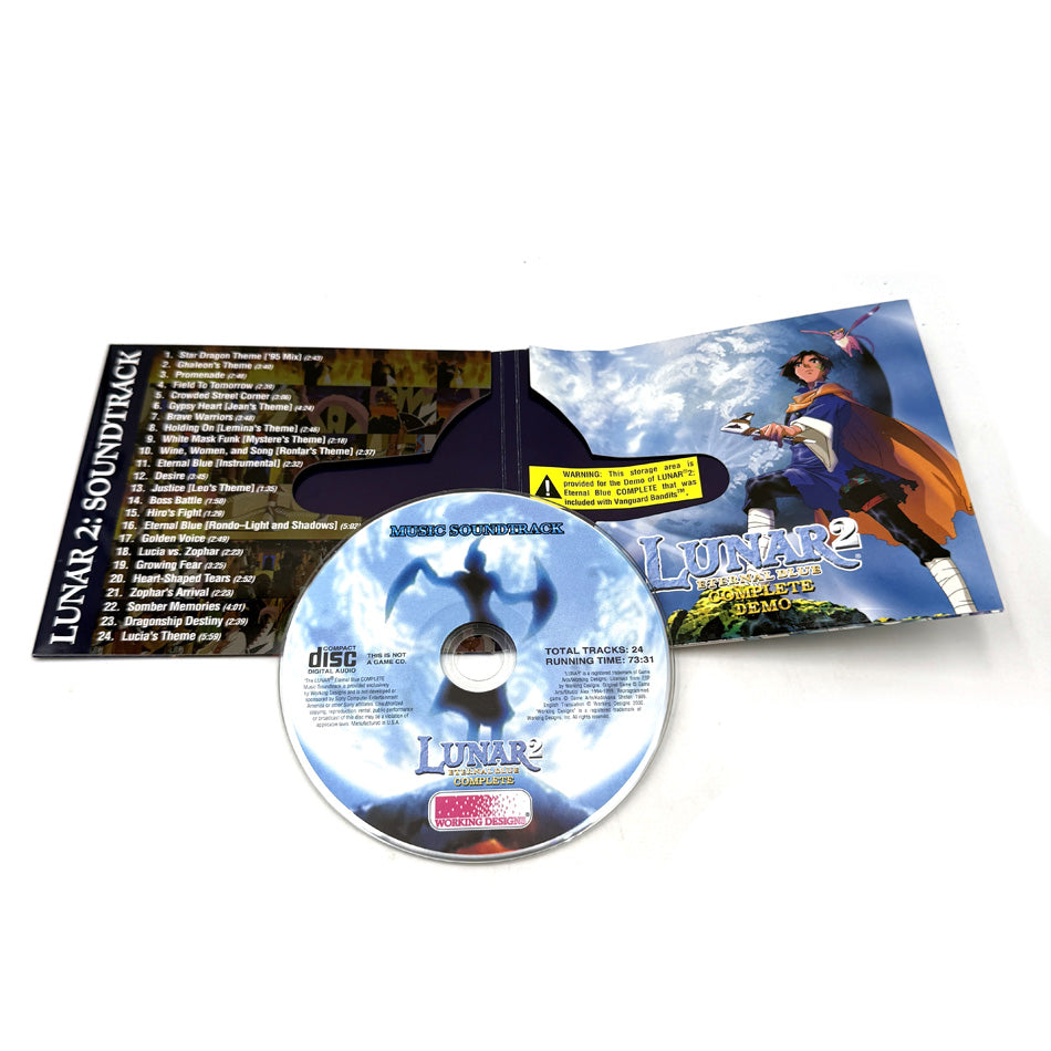 Lunar 2 Eternal Blue Complete Playstation 1 (NTSC) RARE