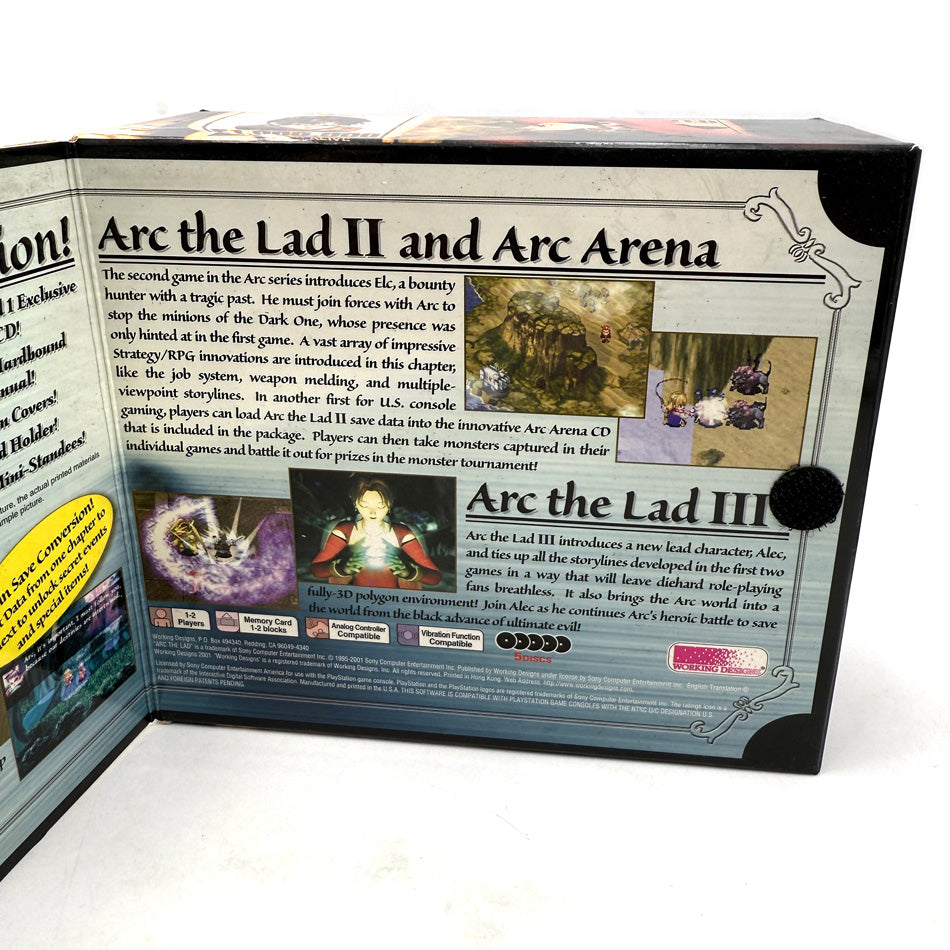 Arc The Lad Collection Playstation 1 (NTSC) RARE