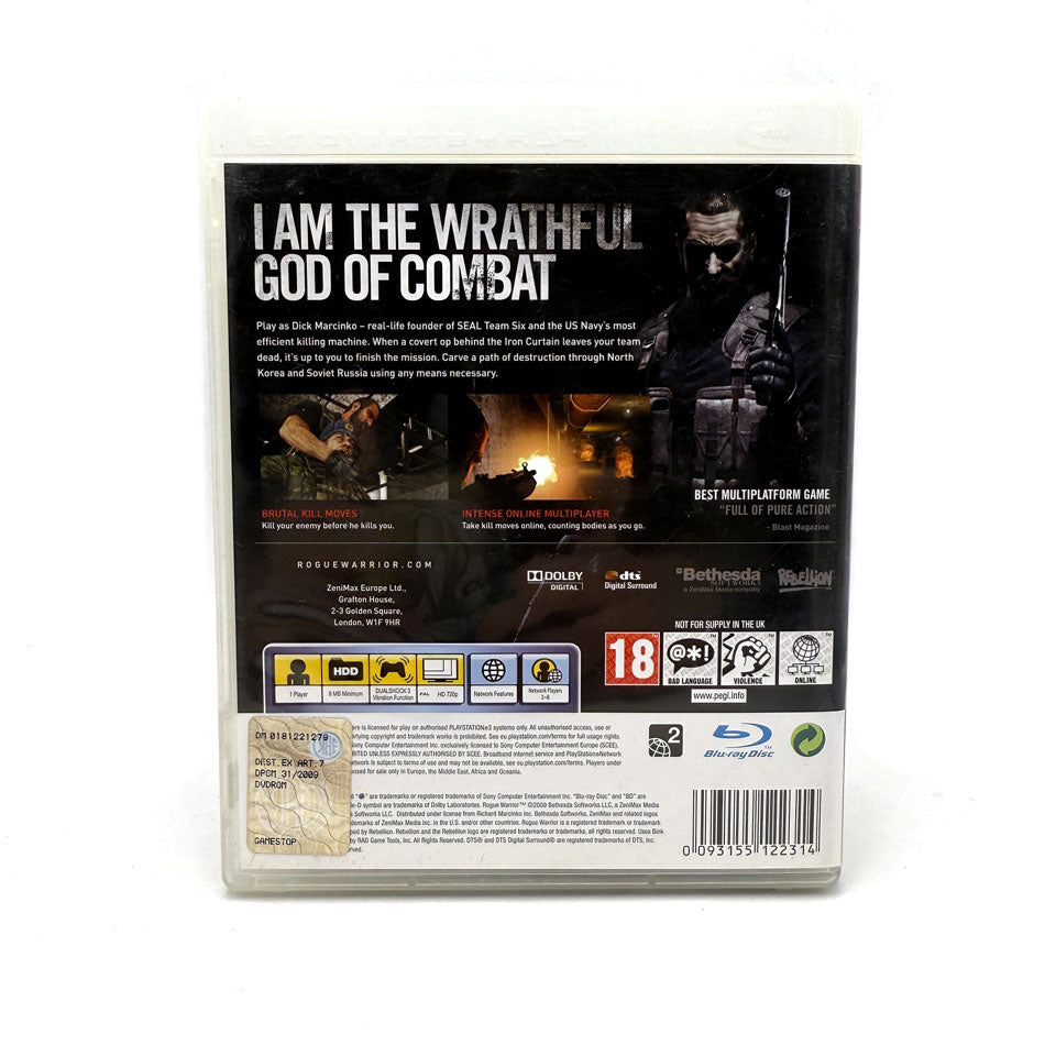 Rogue Warrior Playstation 3