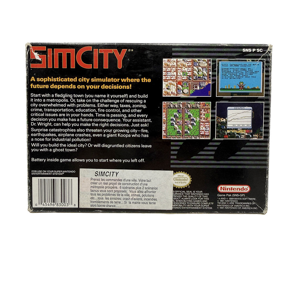 Sim City Super Nintendo (US)