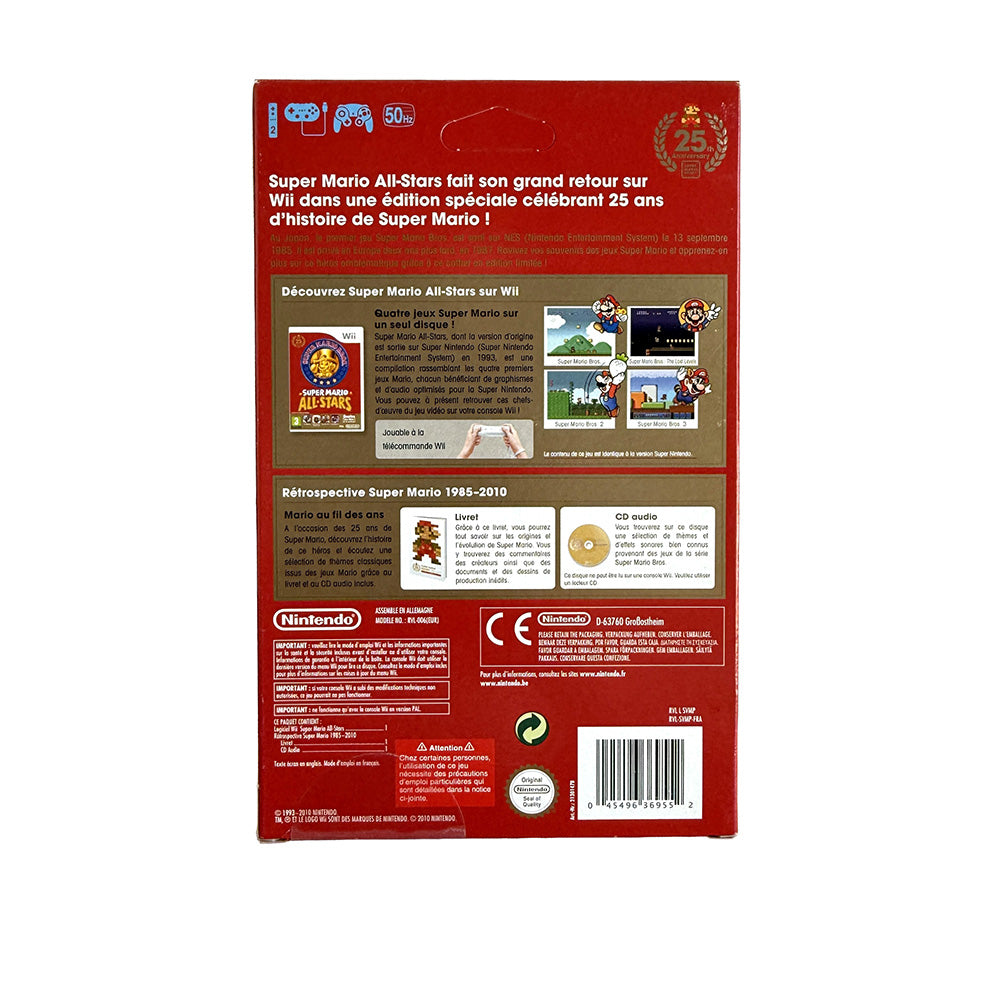 Super Mario All-Stars Édition 25e Anniversaire Nintendo Wii (Neuf)