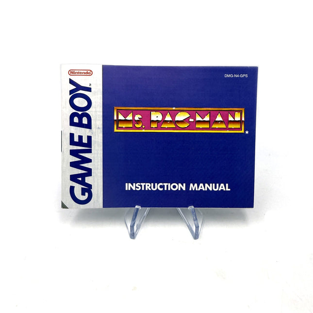 Notice Ms. Pac-Man Nintendo Game Boy