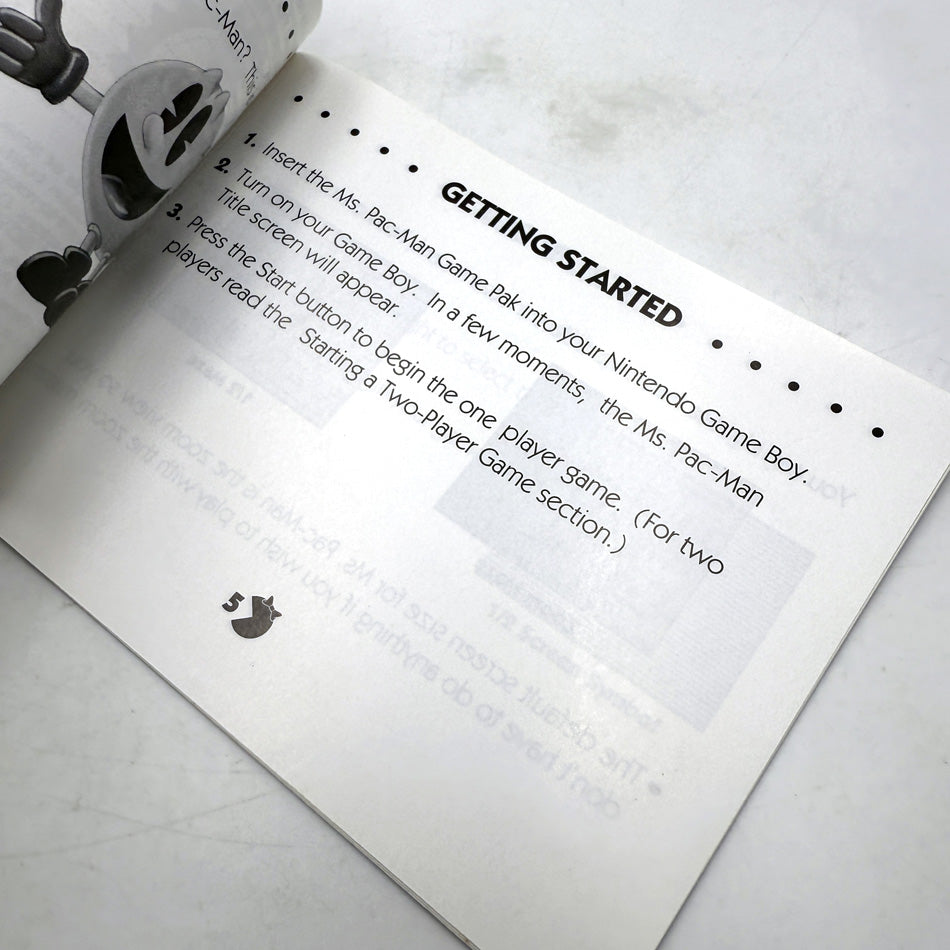 Notice Ms. Pac-Man Nintendo Game Boy