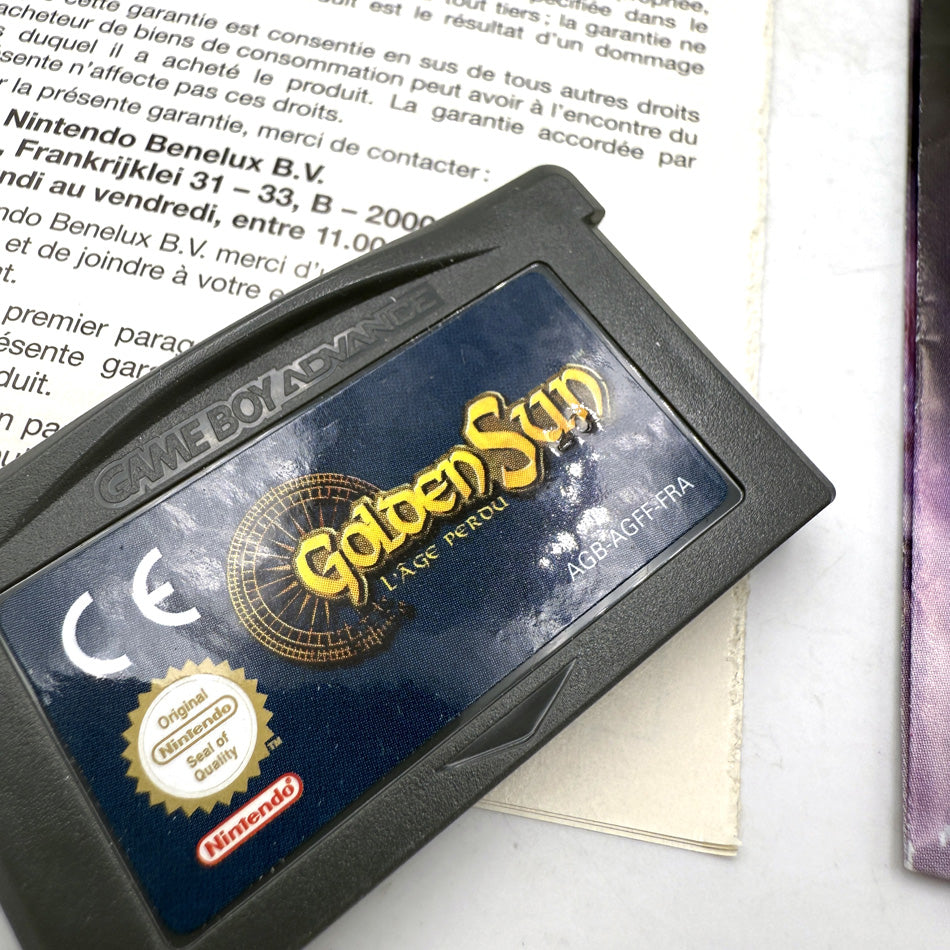 Golden Sun L'Âge Perdu Nintendo Game Boy Advance