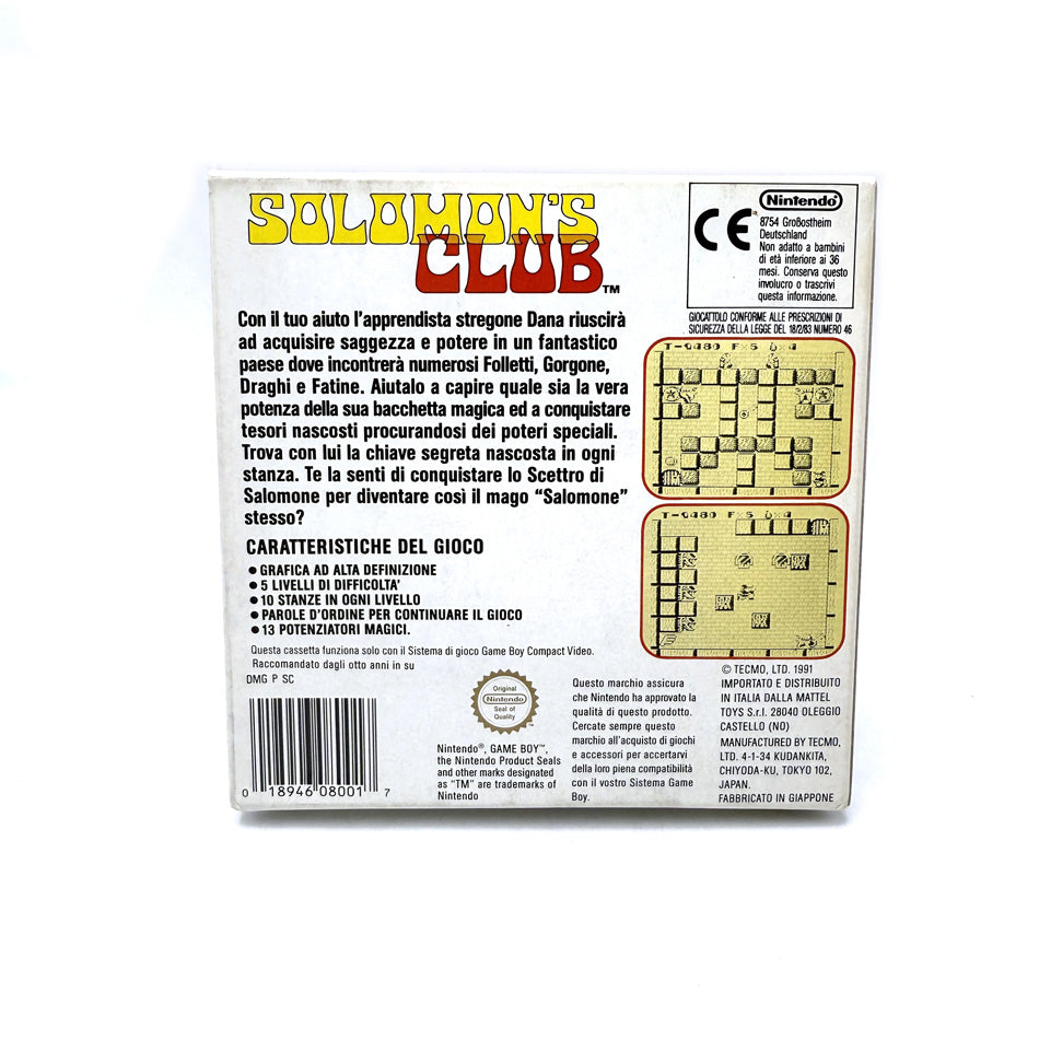 Solomon's Club Nintendo Game Boy