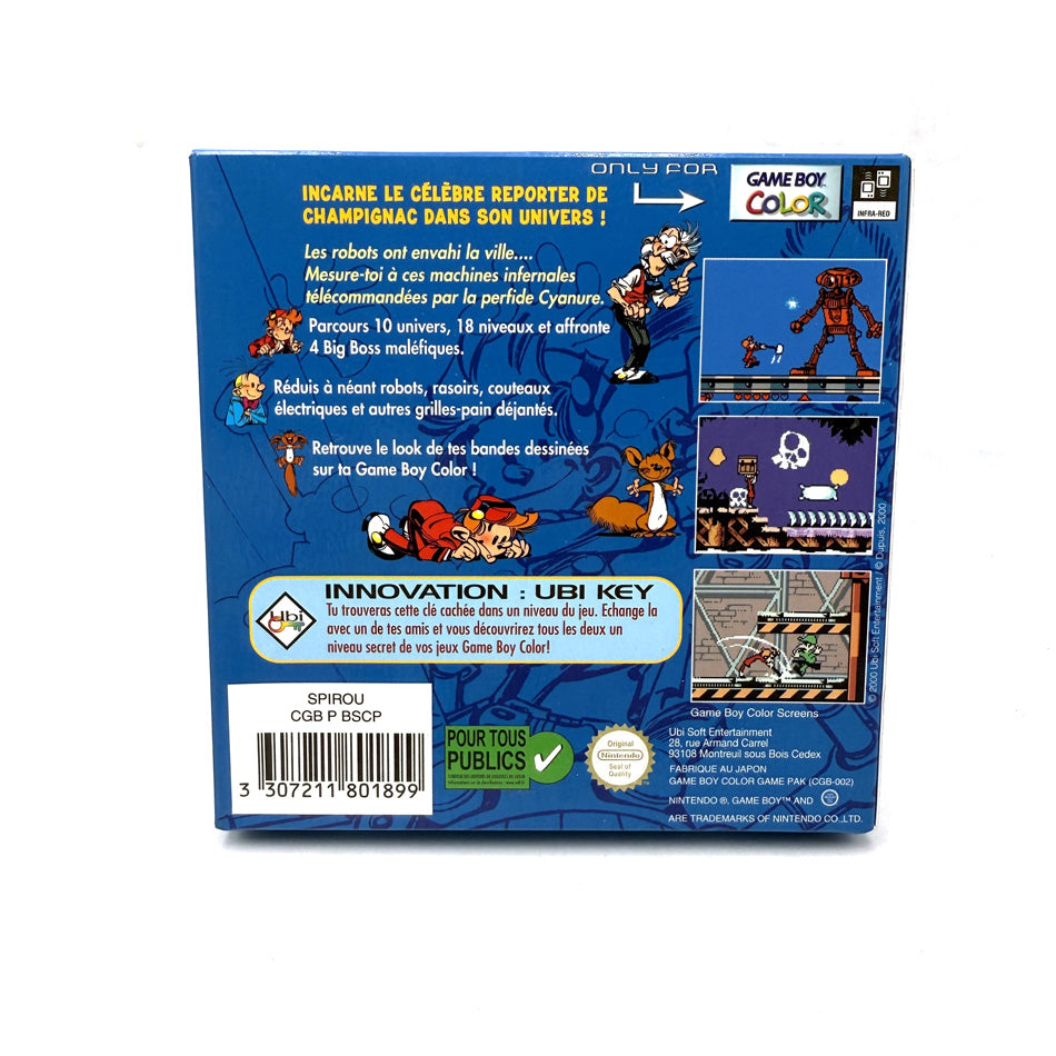 Spirou La Panique Mécanique Nintendo Game Boy Color