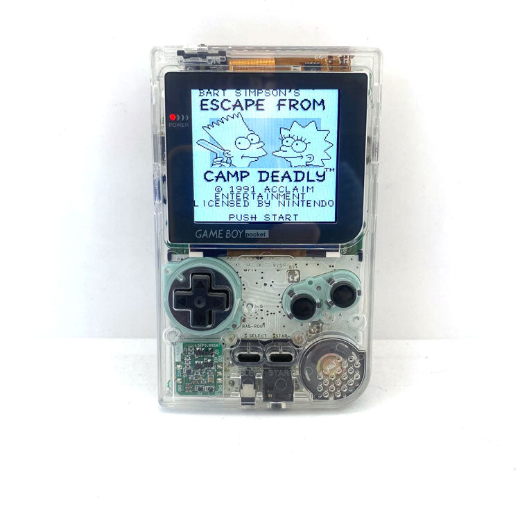 Console Nintendo Game Boy Pocket Clear (IPS Mod)
