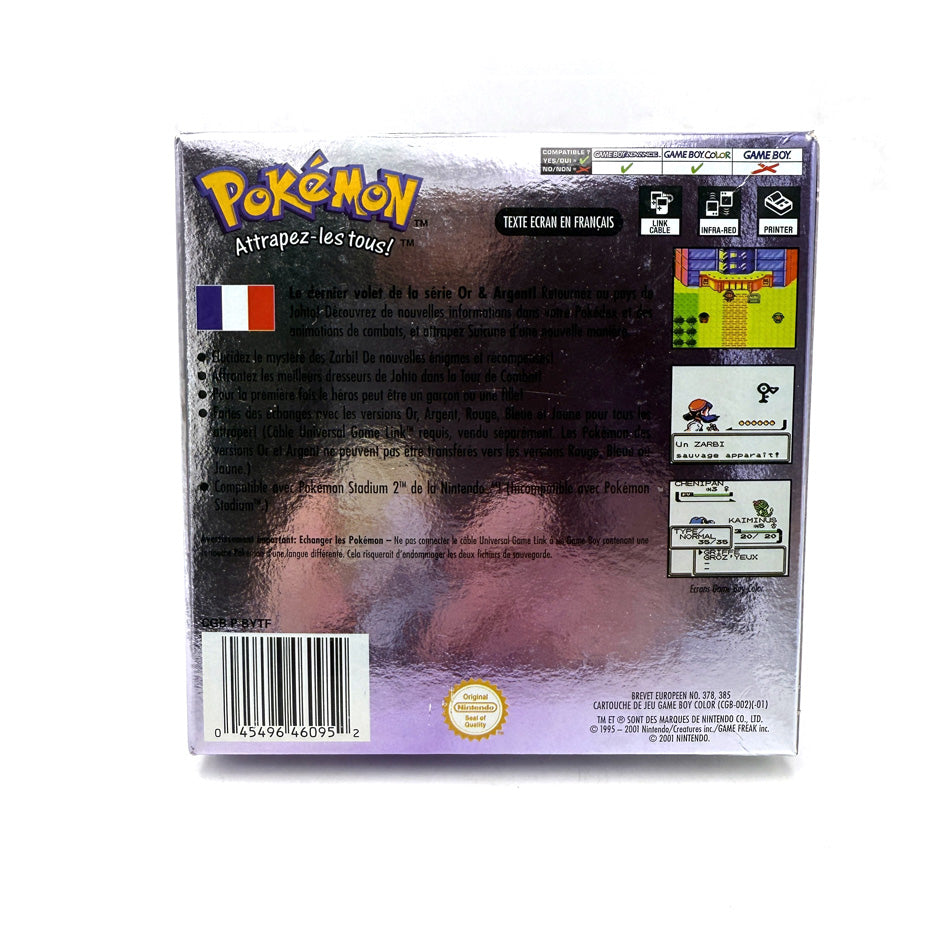 Pokemon Version Cristal Nintendo Game Boy Color