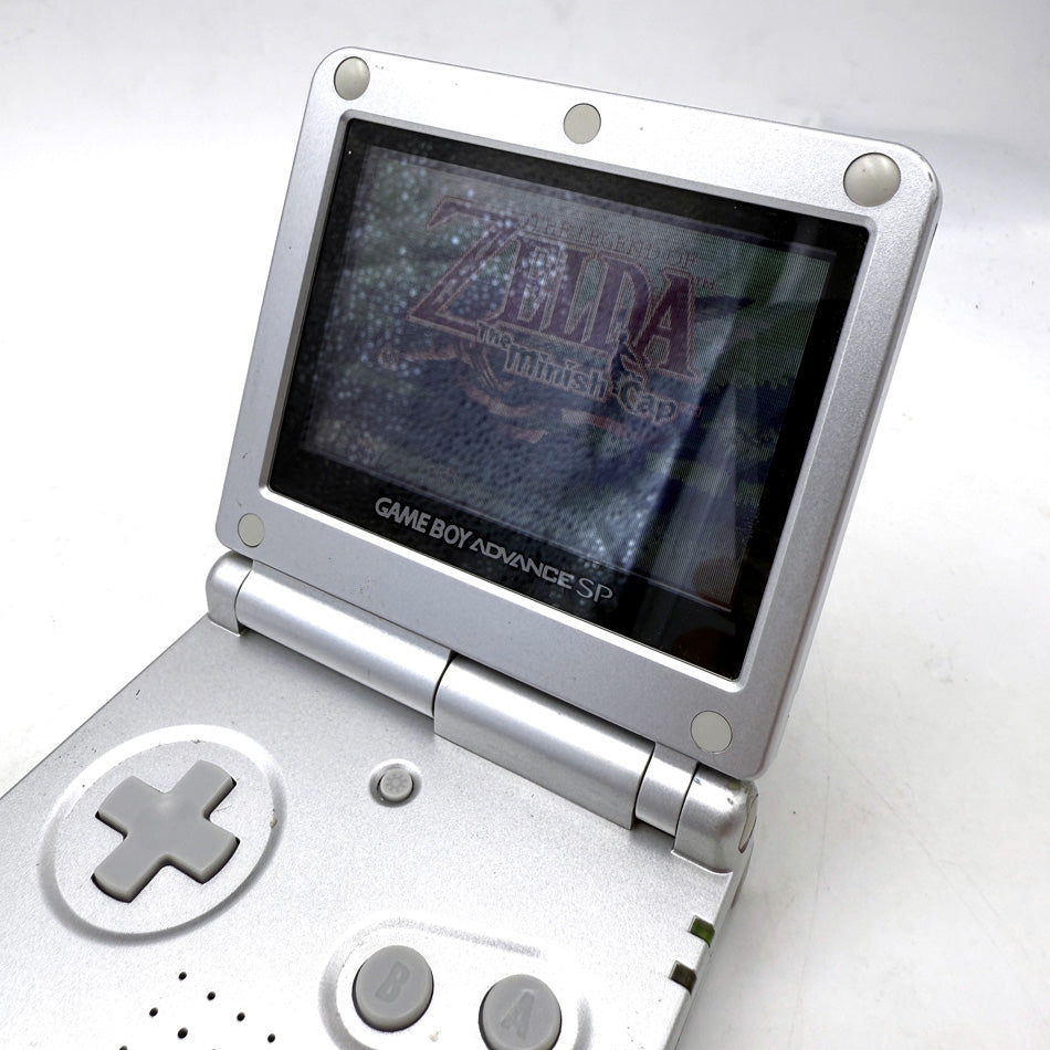 Nintendo Game Boy Advance SP Silver Console (AGS-001) – Retromania
