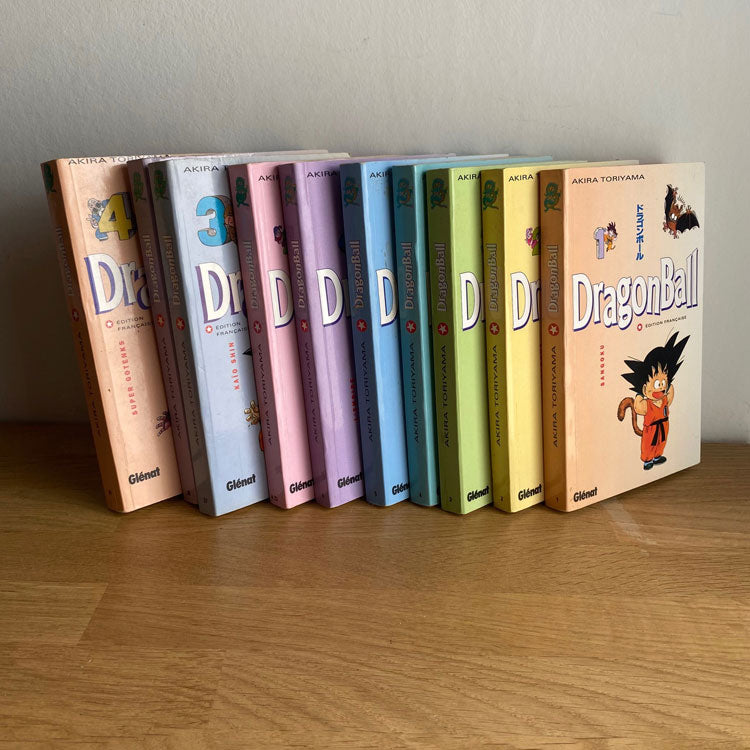 Lot de 10 Mangas Dragon Ball Glénat Edition Pastel – Retromania