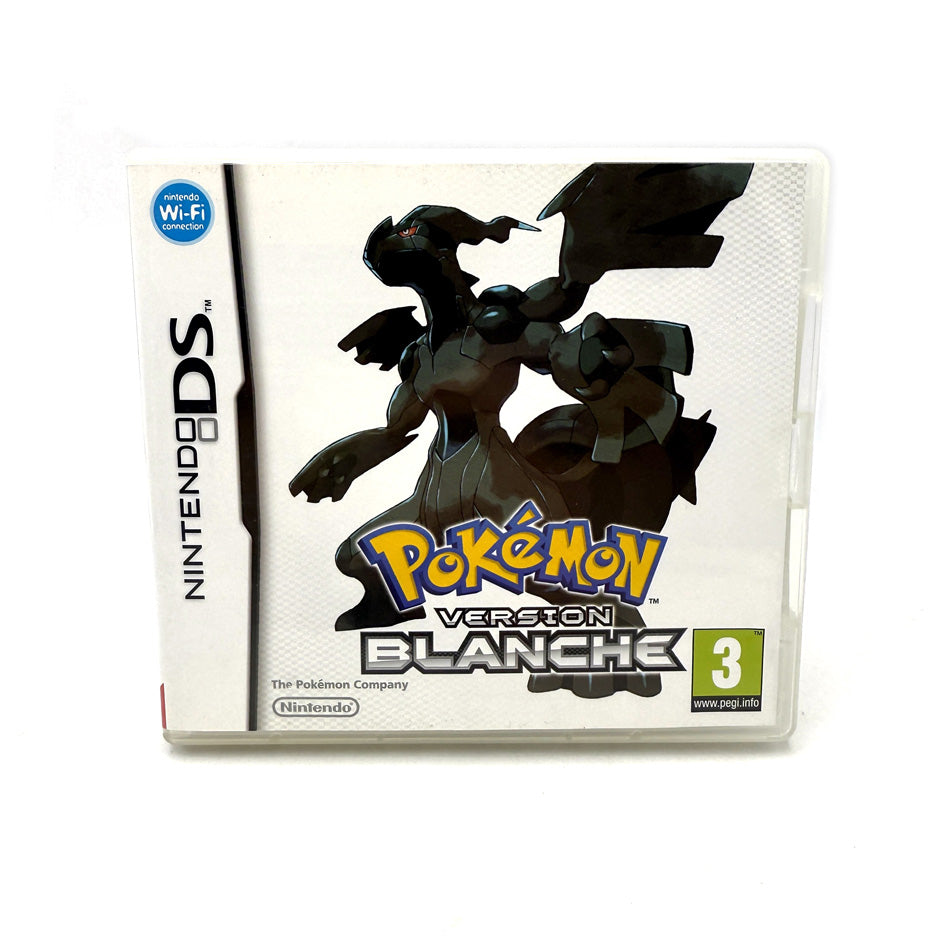 Boite et notices Pokemon Version Blanche Nintendo DS (Pas de jeu)
