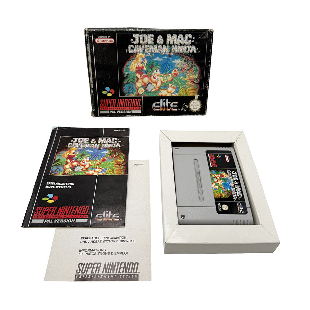 Nintendo　snes joe&mac 北米版　スーパーファミコン Joe & Mac Caveman Ninja Super Nintendo – Retromania