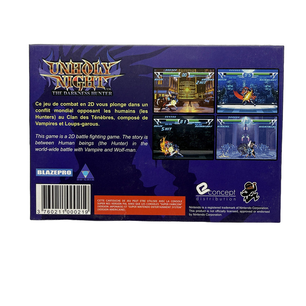 Unholy Night The Darkness Hunter Super Nintendo (2017)