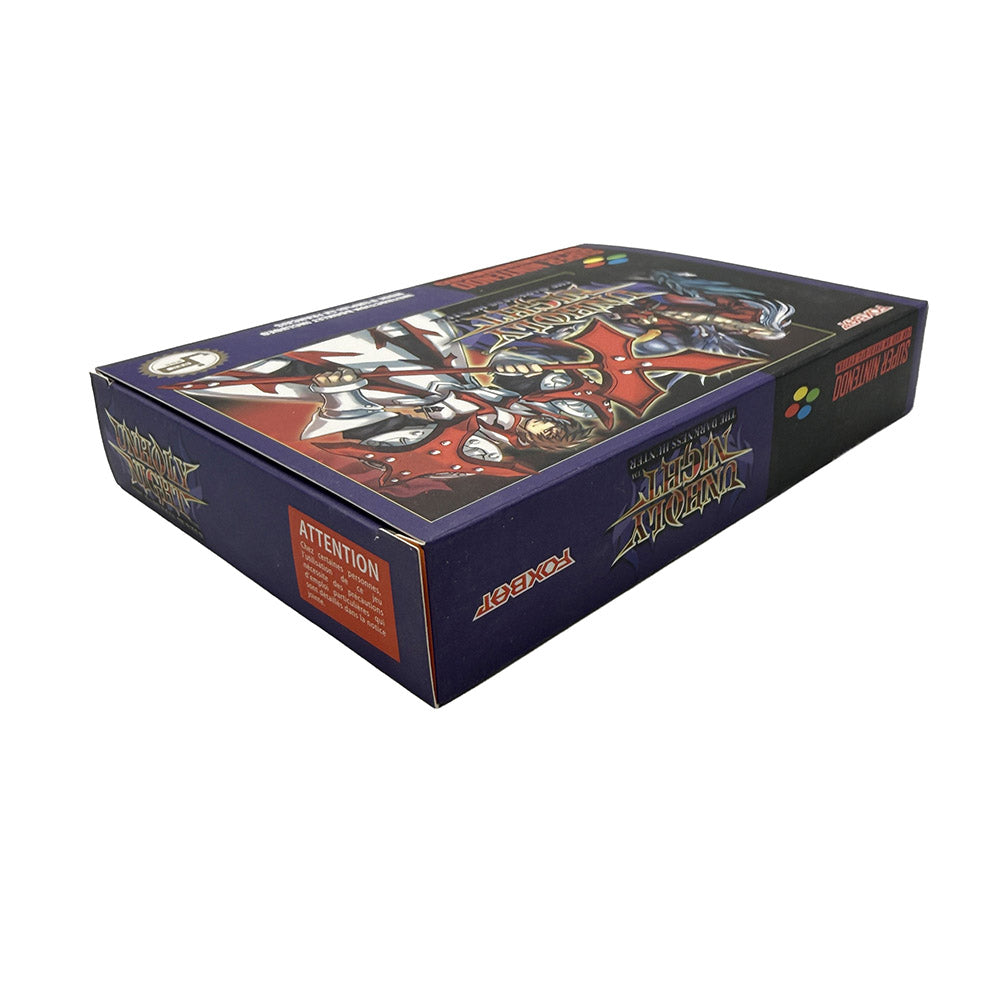 Unholy Night The Darkness Hunter Super Nintendo (2017)