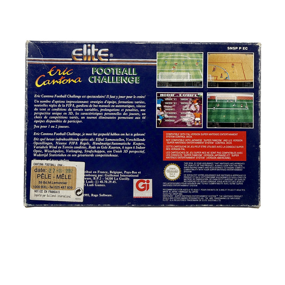 Eric Cantona Football Challenge Super Nintendo