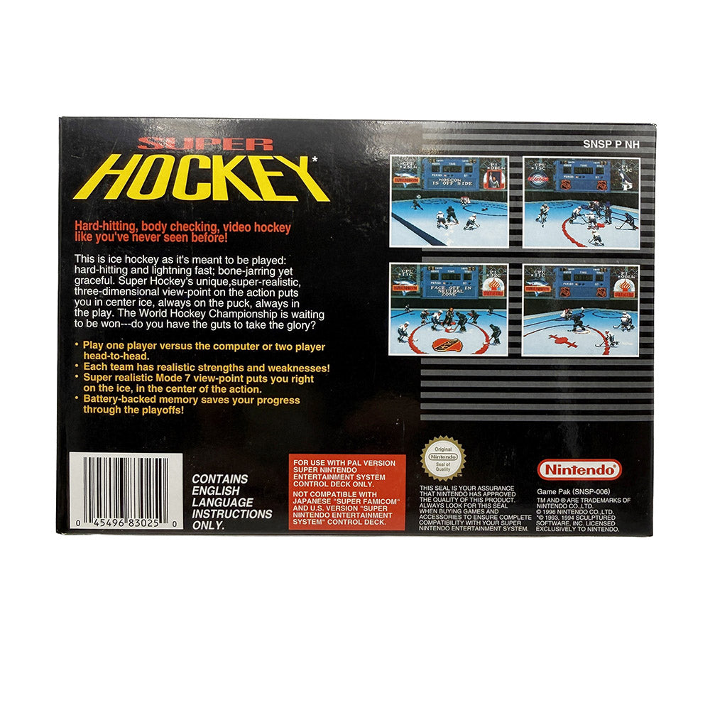Super Hockey Super Nintendo