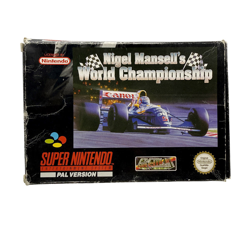 Nigel Mansell's World Championship Racing Super Nintendo