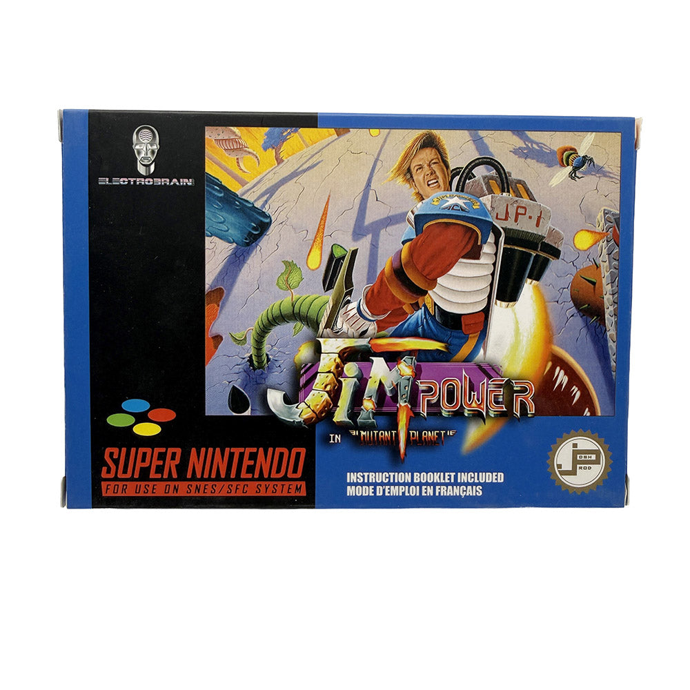 Jim Power in Mutant Planet Super Nintendo (2017)