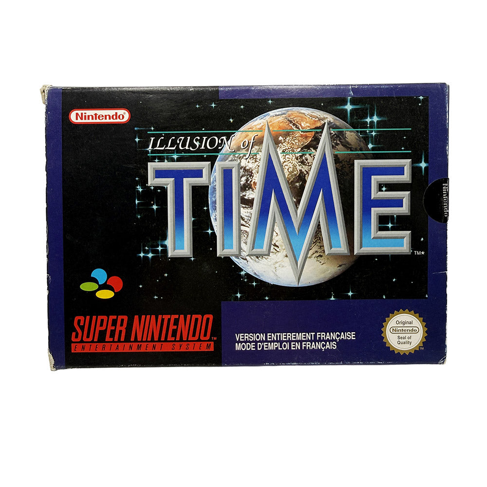 Illusion Of Time Super Nintendo + Notice + Carte (RARE)