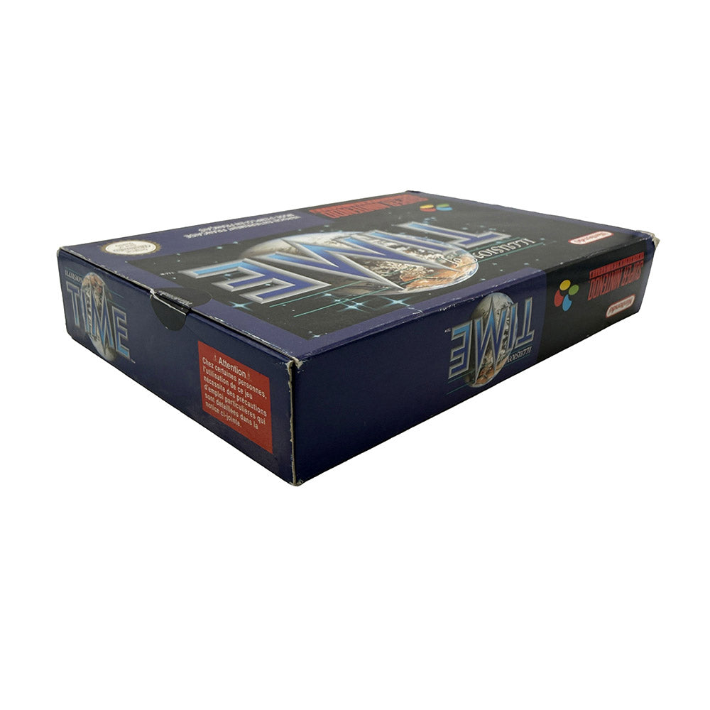 Illusion Of Time Super Nintendo + Notice + Carte (RARE)