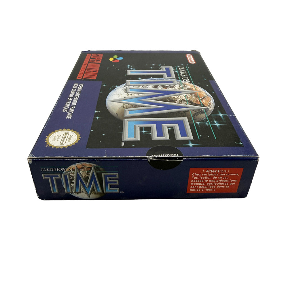 Illusion Of Time Super Nintendo + Notice + Carte (RARE)