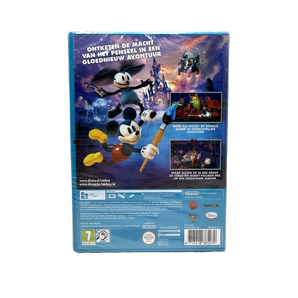 Disney Epic Mickey 2 The Power Of Two Nintendo Wii U (Neuf sous blister)