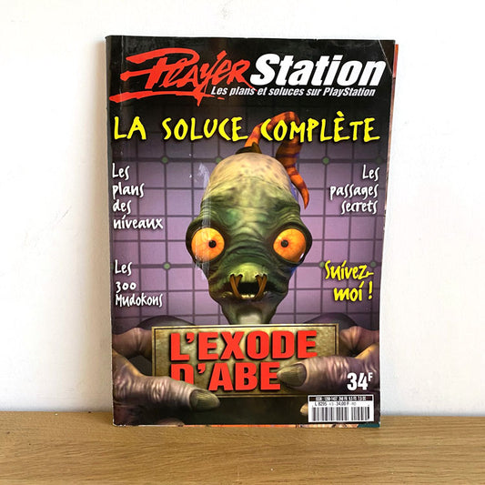 Magazine Player Station Oddworld L'Exode d'Abe 1998
