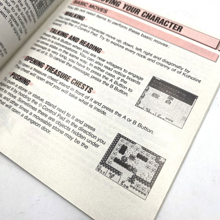 Notice The Legend Of Zelda Link's Awakening Nintendo Game Boy