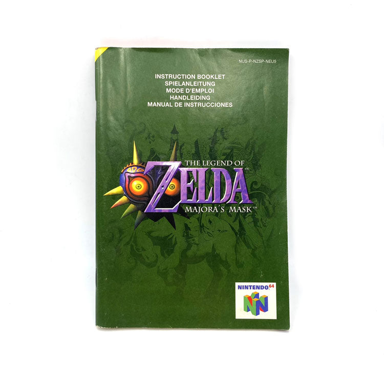 Notice The Legend Of Zelda Majora's Mask Nintendo 64