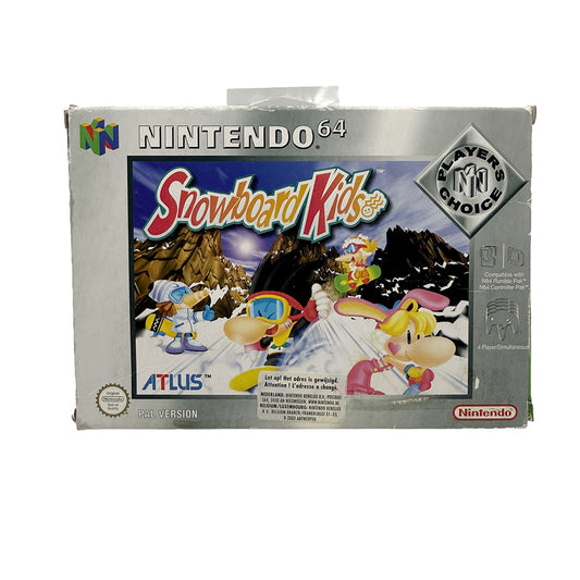 Snowboard Kids 64 Nintendo 64 Player's Choice