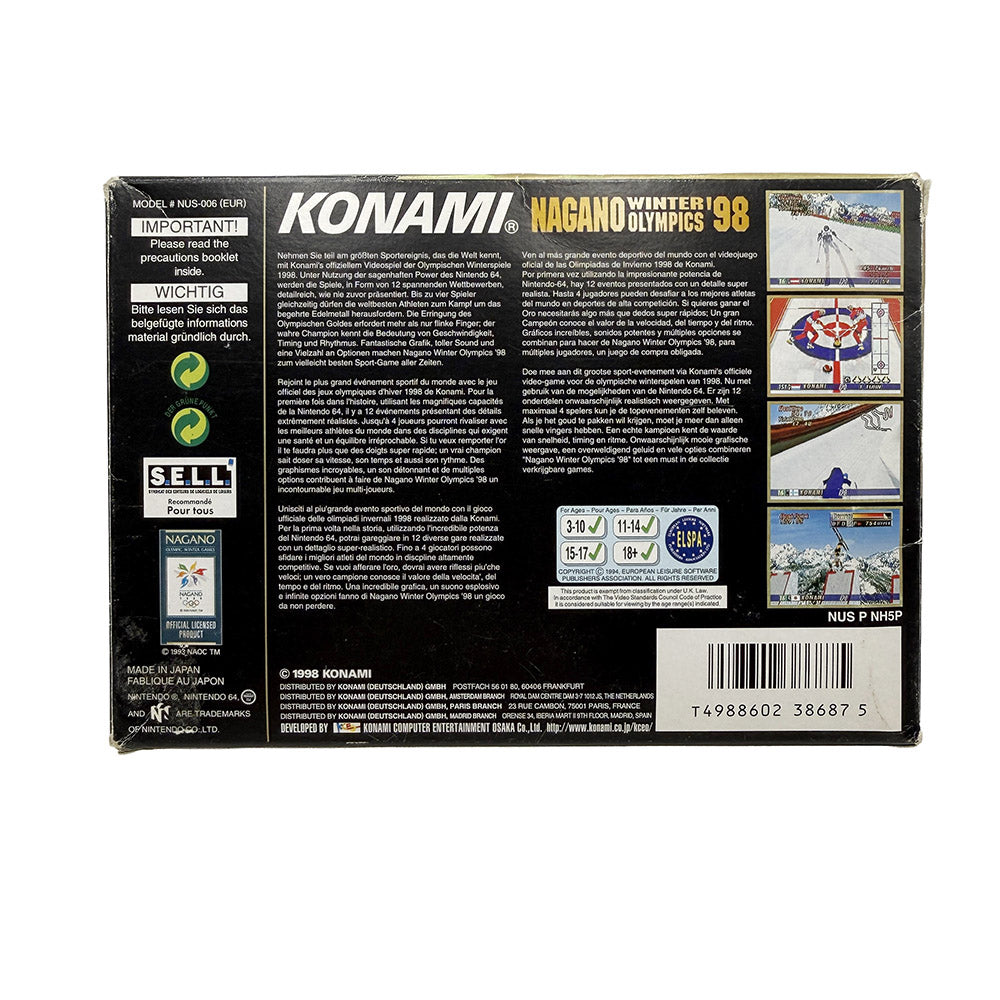 Nagano Winter Olympics 98 Nintendo 64