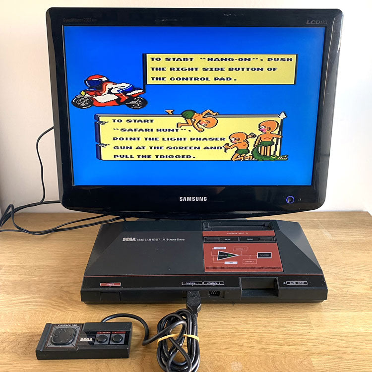 Console Sega Master System avec manette