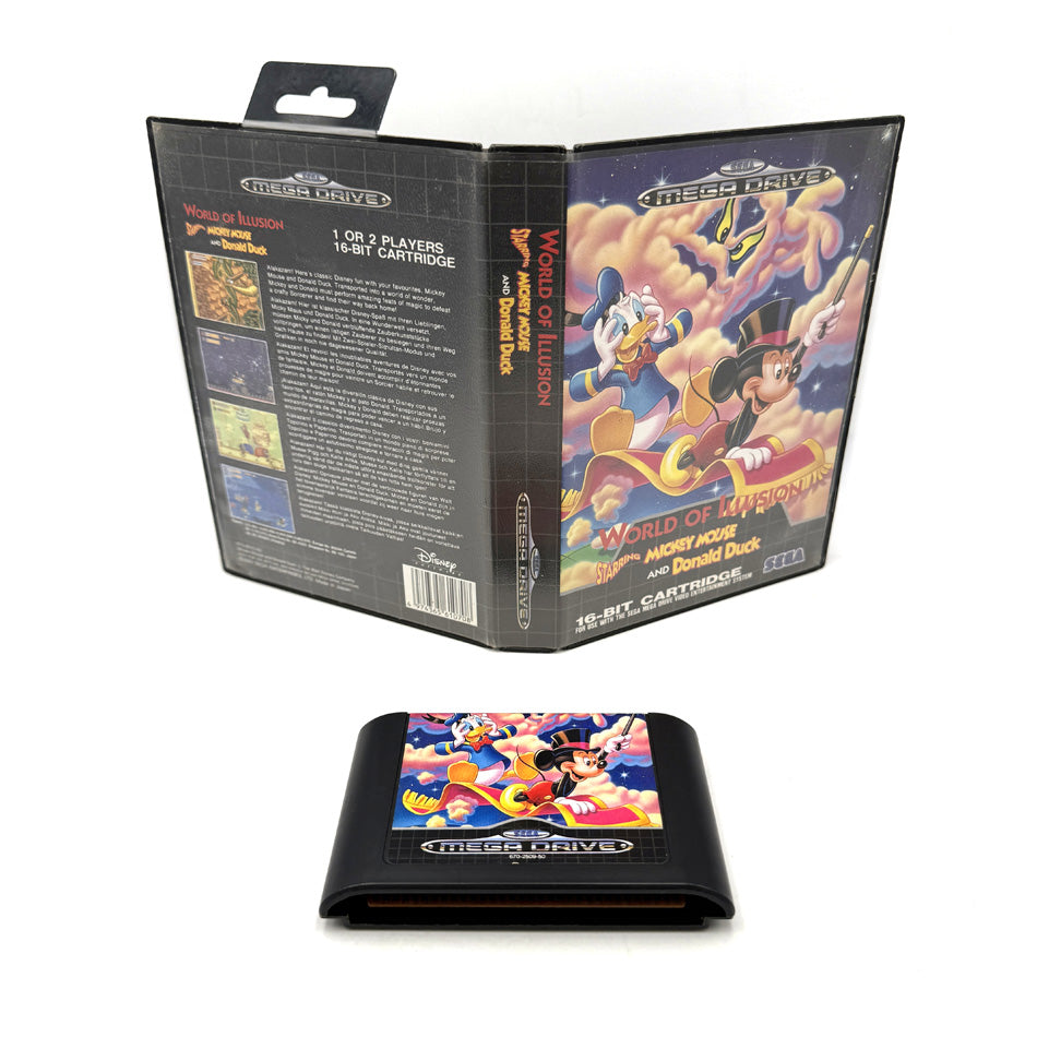 World Of Illusion Starring Mickey Mouse and Donald Duck Sega Megadrive