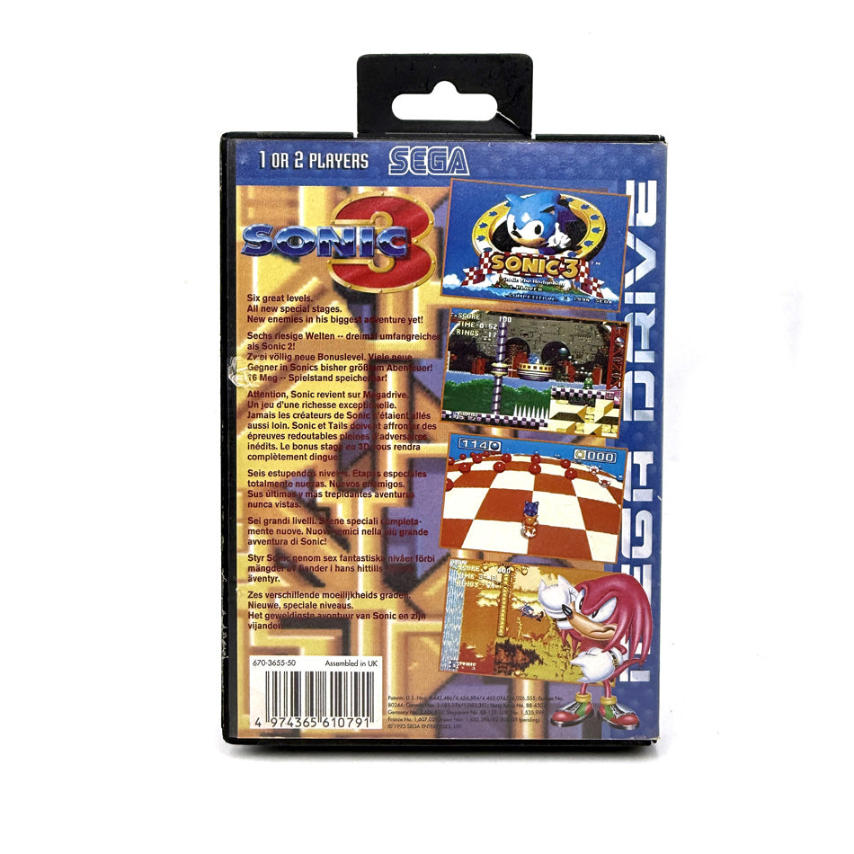 Sonic 3 Sega Megadrive