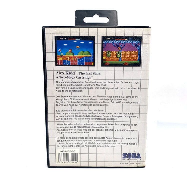 Alex Kidd The Lost Stars Sega Master System