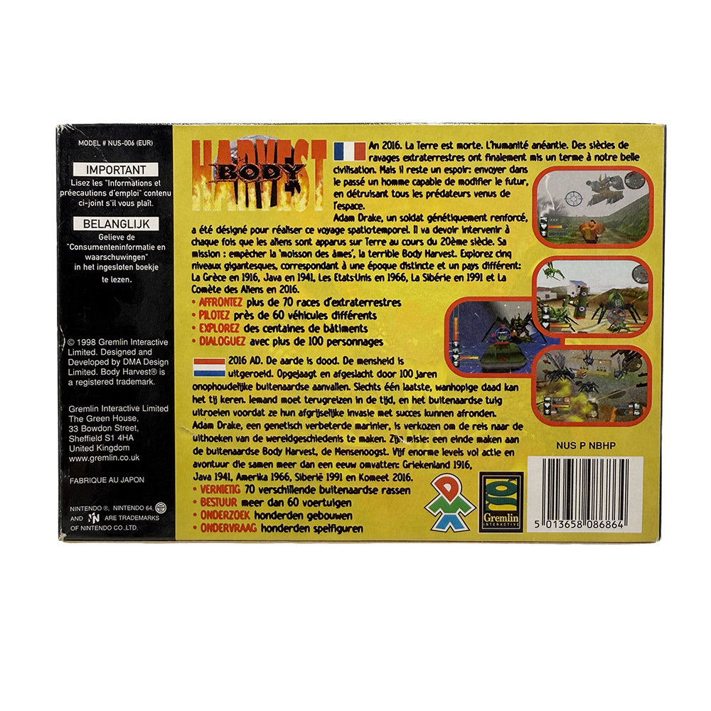 Body Harvest Nintendo 64