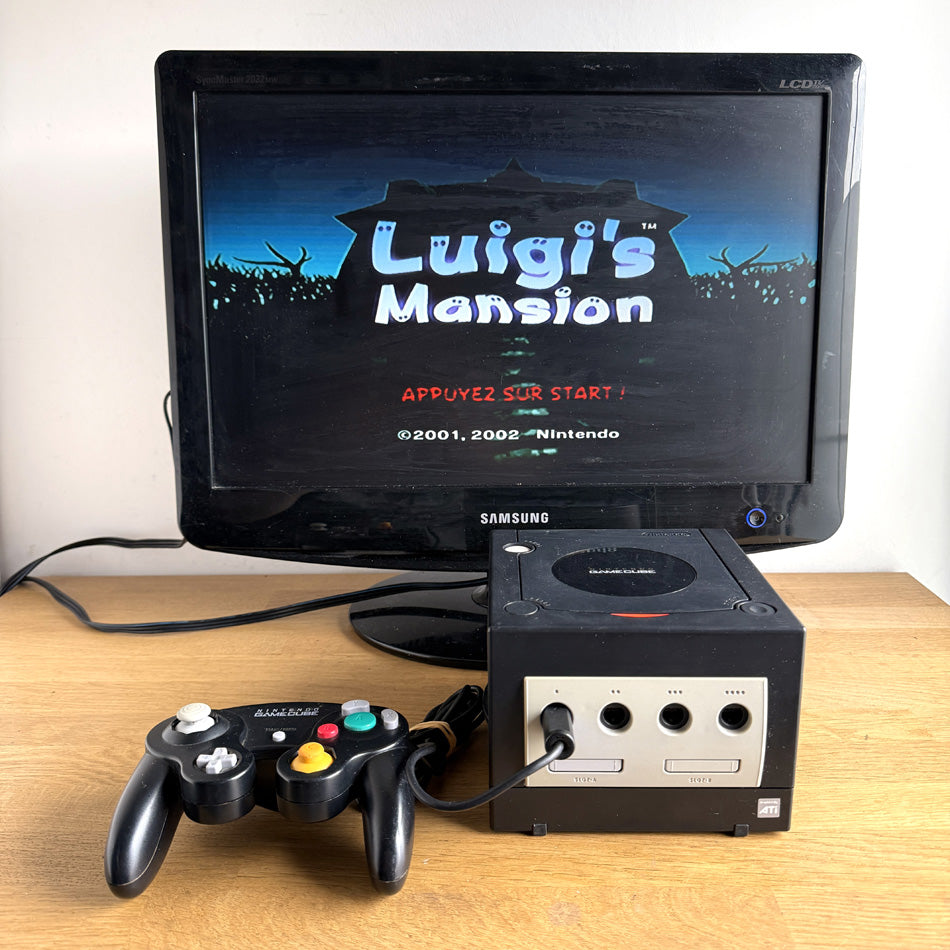 Nintendo Gamecube Black console (DOL-001) – Retromania
