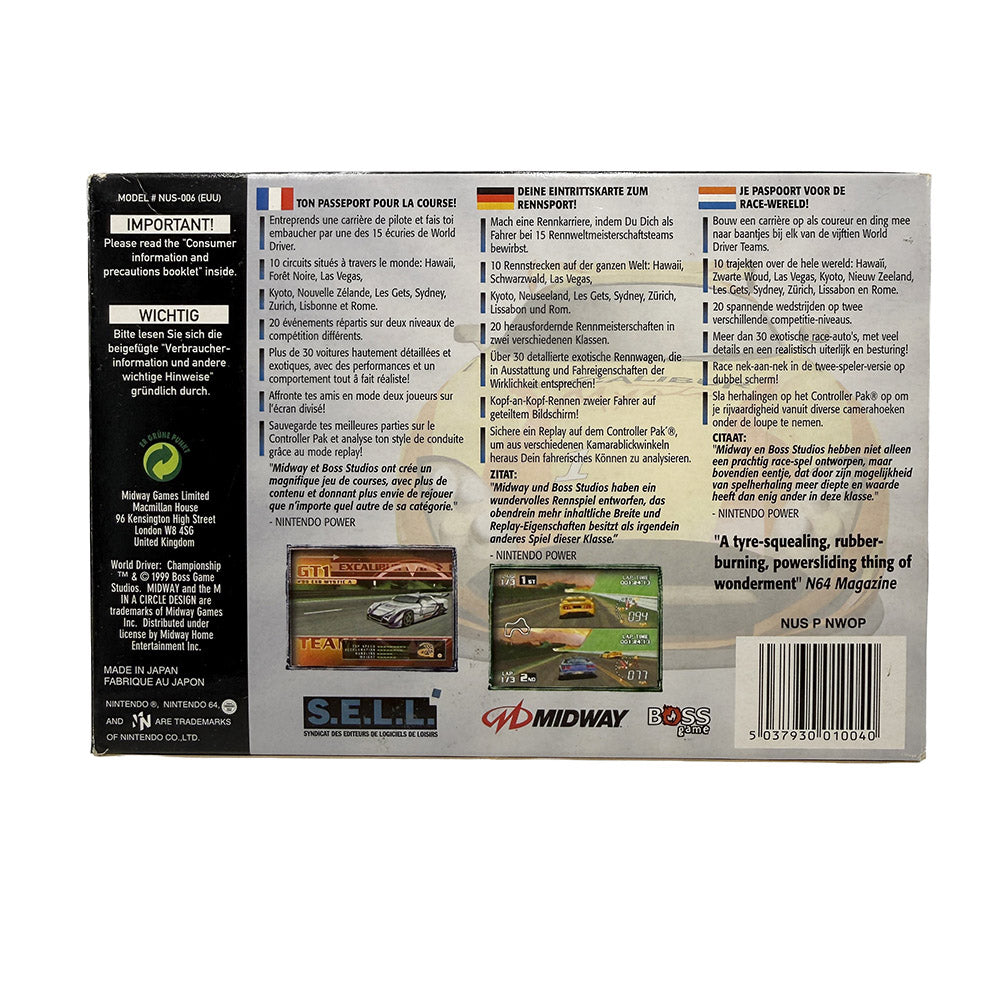 World Driver Championship Nintendo 64