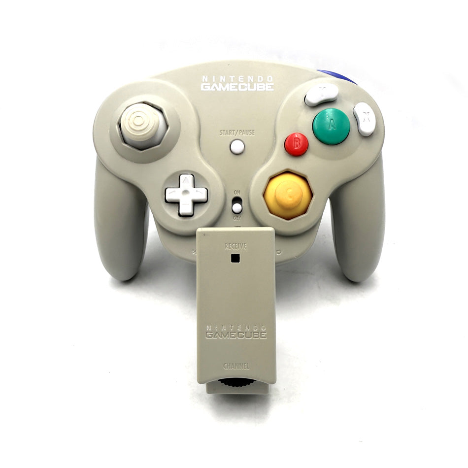 Manette Nintendo Gamecube Wavebird (DOL-004) + Récepteur