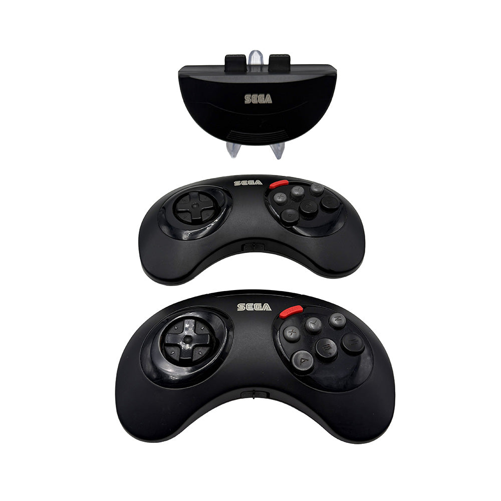 2 Manettes Megadrive Infra Red Control Pad (MK-1648-50) + Recepteur (RARE)